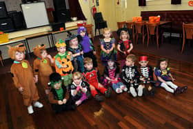 All dressed up for the  S'kids Halloween Party in Shieldhill Welfare Hall in 2009.
