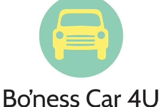The Bo'ness Car 4 U charity's logo.