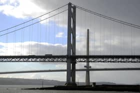 08-02-2021. Picture Michael Gillen. Forth Road Bridge with Queensferry Crossing in the background.