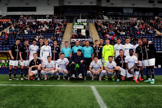 Swansea brought a squad north for Gordon McFarlane's tribute game. Picture: Michael Gillen.