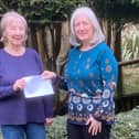 Irene Gray (left) and Dawn Doran have been overwhelmed by the amount pledged by family and friends for Bo'ness Car 4U.