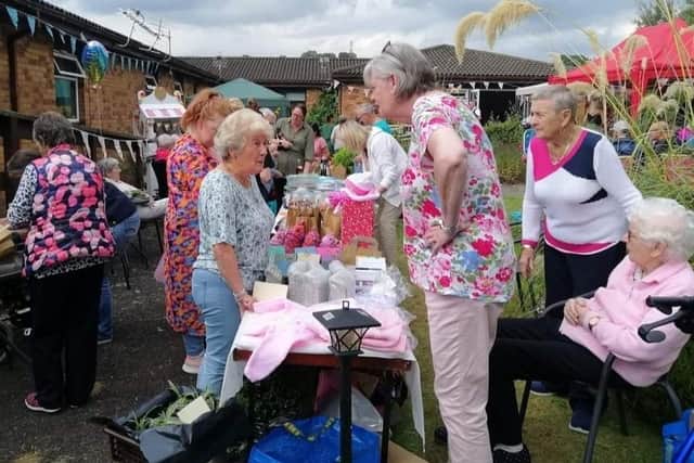 It may have been cloudy but everyone had a sunny disposition at Bankview Care Home's garden party
(Picture: Submitted)