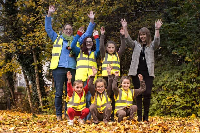 Dandara East Scotland donated hi-vis vests to Kirkliston Brownies.