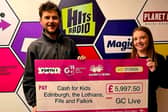 Just under £6000 was raised at two local Cash for Kids events.
