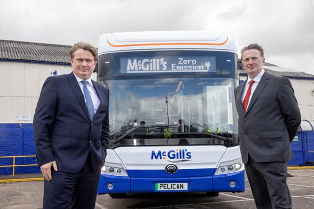 Brothers Sandy and James Easdale who own McGill's Buses