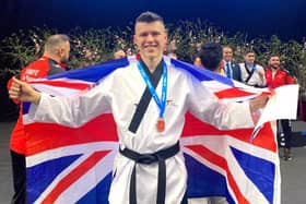 Falkirk’s Peter Sellwood is now a European champion after his stunning showings at the recent Poomsae Championships in Estonia (Photo: Submitted)