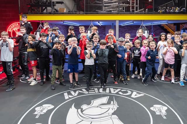 The new gym has allowed Sparta Boxing Academy to facilitate more boxers going forward alongside their core members like these youngsters pictured (Photo: Eindp Sports Photography)