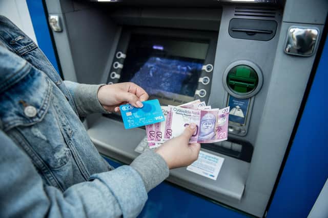 People are being warned to be on their guard while using ATMs after two recent incidents in Forth Valley. Pic: John Devlin