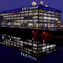 A general view of the BBC Scotland headquarters at Pacific Quay in Glasgow. Picture: Jeff J Mitchell/Getty Images