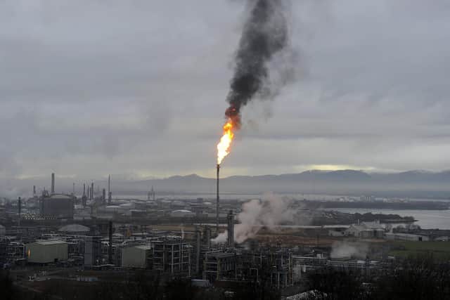 Grangemouth residents have been exposed to the first significant period of flaring of 2022