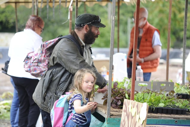 There were a number of stalls for people to browse.