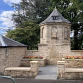 The dovecote or doocot in Dollar Park restored thanks to the park's Friends group. Pic: Contributed