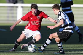 Sandy Cunningham in action for previous club Gala Fairydean