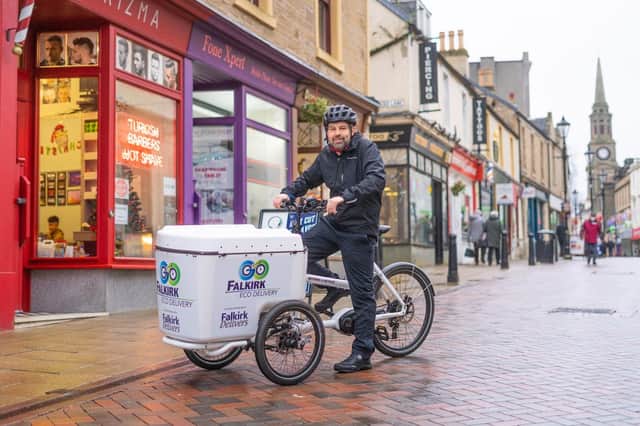 Falkirk Delivers offers eco alternative to fossil-fuelled vehicles when choosing home delivery from local firms