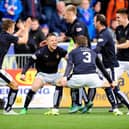 John Baird opened the scoring from the penalty spot early on