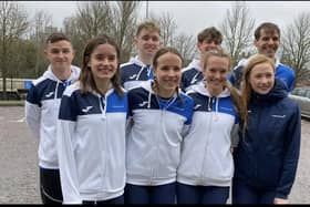 The Scottish men’s and women’s teams, including Vics’ Scott Stirling, pictured back row, furthest right (Photo: Scottish Athletics)