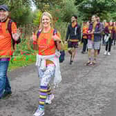 The 10k walk meanders from the Kelpies to Maggie's Forth Valley.