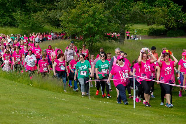 Falkirk's last Race For Life event took place in Callendar Park back in 2019