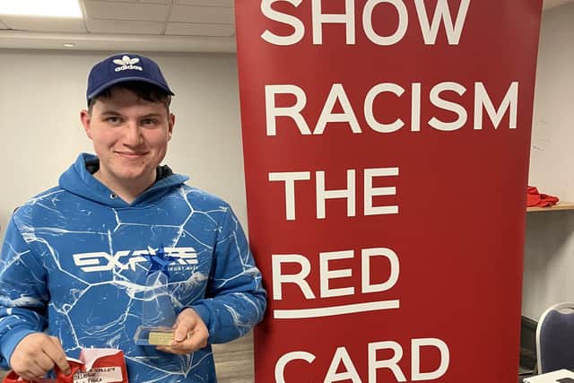 FVC student Dawid Rola, 19, took home first prize at Hampden (Picture: Submitted)
