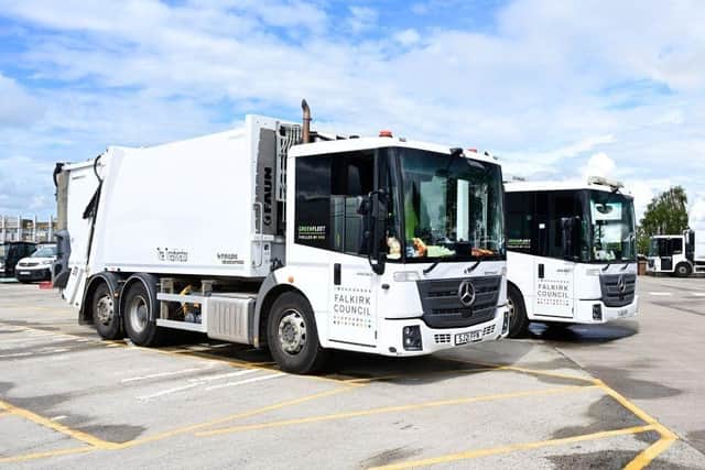 The switch to HVO vehicles is just one of the ways the council has reduced its emissions. (Pic: Falkirk Council)