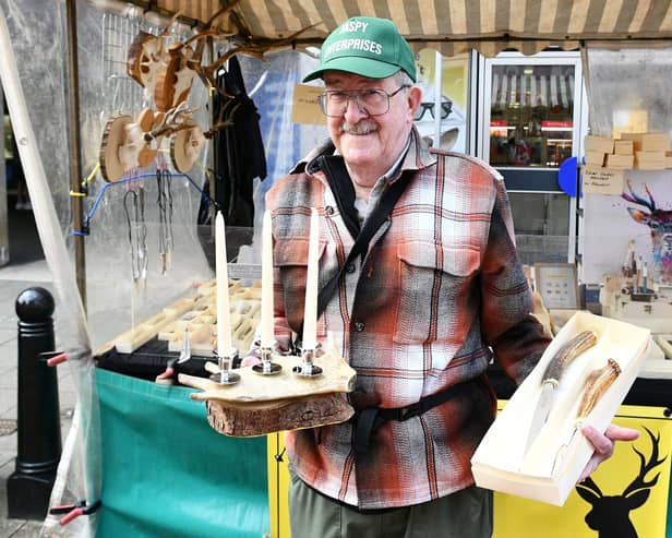 Jim Peden, of Jaspy Enterprises, is a regular at Falkirk Producers Market and has been part of the town's market scene for 24 years.  (Pic: Michael Gillen)