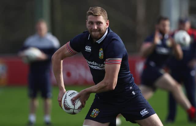 Finn Russell training during the last Lions tour in 2017 (Photo by David Rogers/Getty Images)