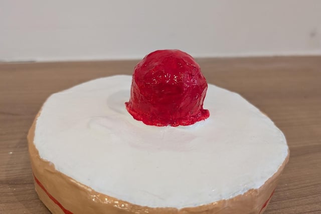 Empire Biscuit sculpture artwork by Creating Connections participating artist with Artlink Central