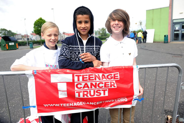 Supporting Teenage Cancer Trust.