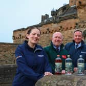 Natalie Lewis of RNRMC, Lt Col (Read) John Donovan MBE, of ABF and Gavin J Davey OBE of RAFBF