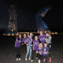 Launching the 'Show Your Glow' initiative at The Kelpies in Falkirk