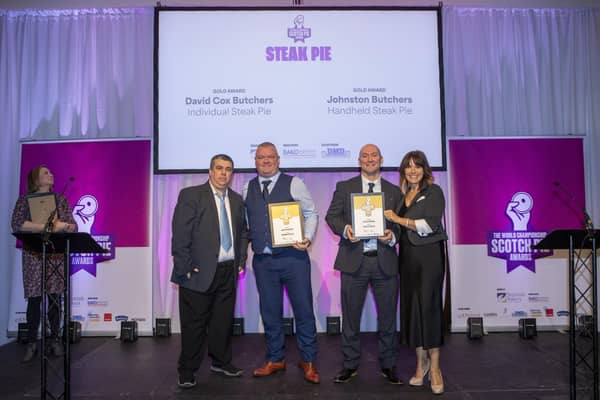 Johnston Butchers received a gold award for their handheld steak pie.  (Pic: Katielee Arrowsmith)