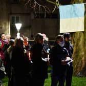 People throughout the Falkirk area have been showing their support for Ukraine in a variety of ways