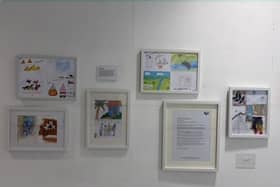 The Refugee Week exhibition is currently on display at Forth Valley Royal Hospital (Picture: Submitted)