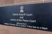 Rutherford appeared at Falkirk Sheriff Court  (Picture: Michael Gillen, National World)