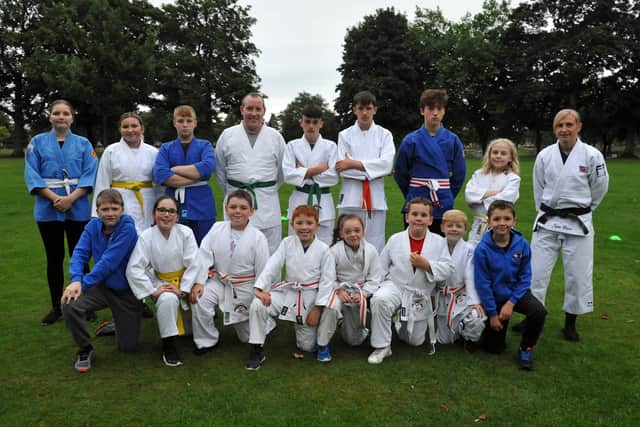 Deanburn Judo Club hold their first ever outdoor class in Zetland Park