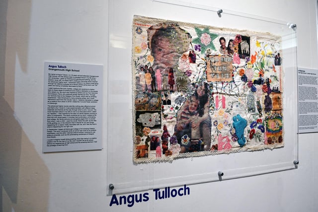 The intricate artwork produced by Grangemouth High pupil Angus Tulloch.