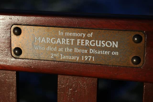 Margaret Ferguson memorial bench (Pic: Michael Gillen)