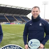 Falkirk's Lee Miller and, right, David McCracken have been named as Scottish League One's managers of the month for November. Photo: Ian Sneddon