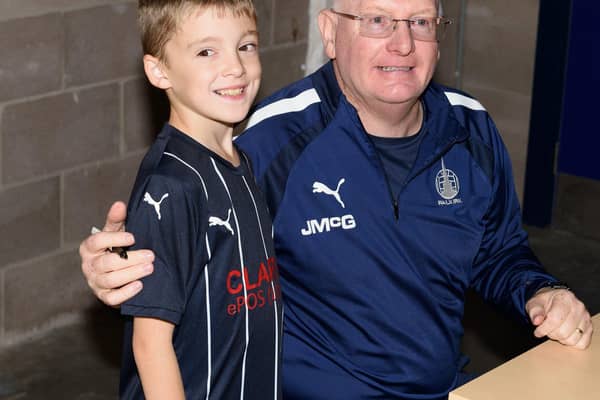 The Juniors Bairns training event on Monday saw the youngsters play and meet their favourite Falkirk players (Photos: Ian Sneddon)