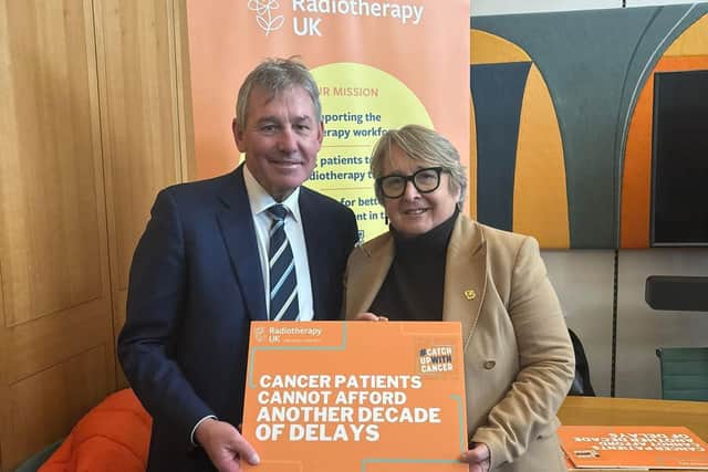 Christine met Radiotherapy UK to discuss cancer treatment.