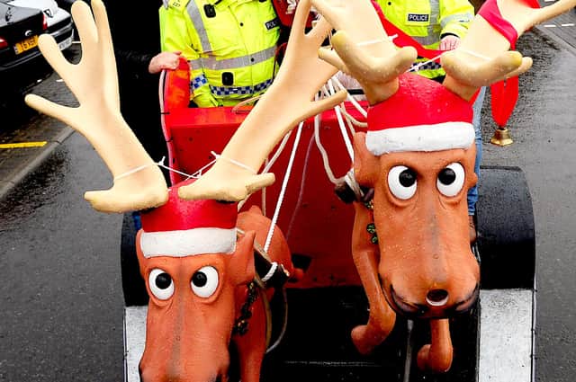 The Larbert Round Table Santa Sleigh will fly in the local streets again this year after fears for the future of the group earlier this year.
