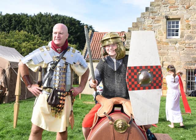 Re-enactments are just one of the activities taking place at the community activity hub.