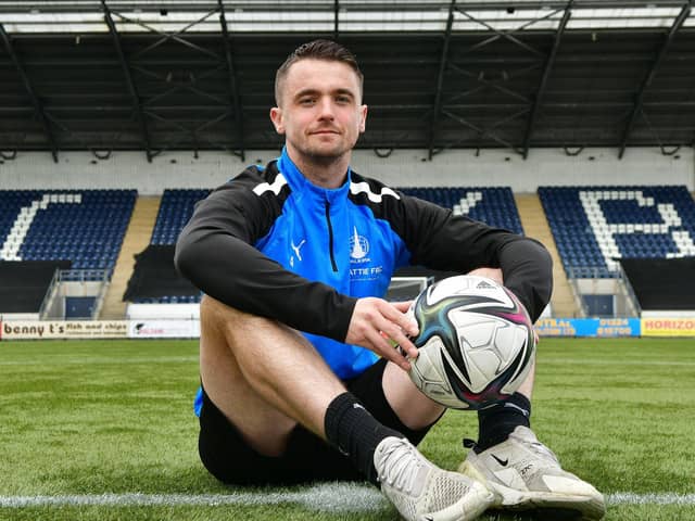 Falkirk captain Stephen McGinn admits he was close to quitting football twice before making his move to the Bairns (Pictures by Michael Gillen)