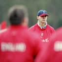 MYSTERY PLAYER: Who is this former England centre, pictured acting as a national team coach back in 2000? (Photo:Gary M Prior/Getty Images)