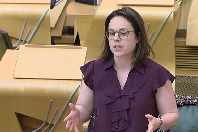 Kate Forbes made a statement in Holyrood this week. Pic: Contributed