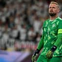 Kasper Schmeichel in action for Denmark against Germany during a UEFA Euro 2024 round of 16 tie (Photo: Tobias Schwarz/AFP/Getty Images)