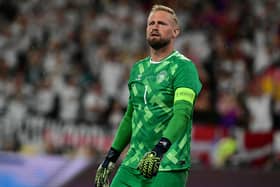 Kasper Schmeichel in action for Denmark against Germany during a UEFA Euro 2024 round of 16 tie (Photo: Tobias Schwarz/AFP/Getty Images)