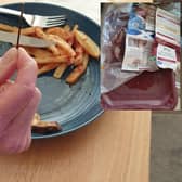 The rusty metal spike contained within the fillet steak which almost choked the customer's husband
(Picture: Submitted)