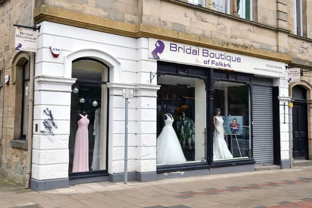 Bridal Boutique of Falkirk is on the move. Pic: Michael Gillen