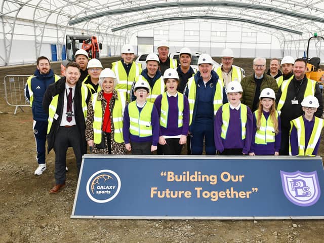 Beancross Primary School P6 pupils were taken on a tour around the massive LK Galaxy facility as part of their Building Our Future Together project (Picture: Michael Gillen, National World)